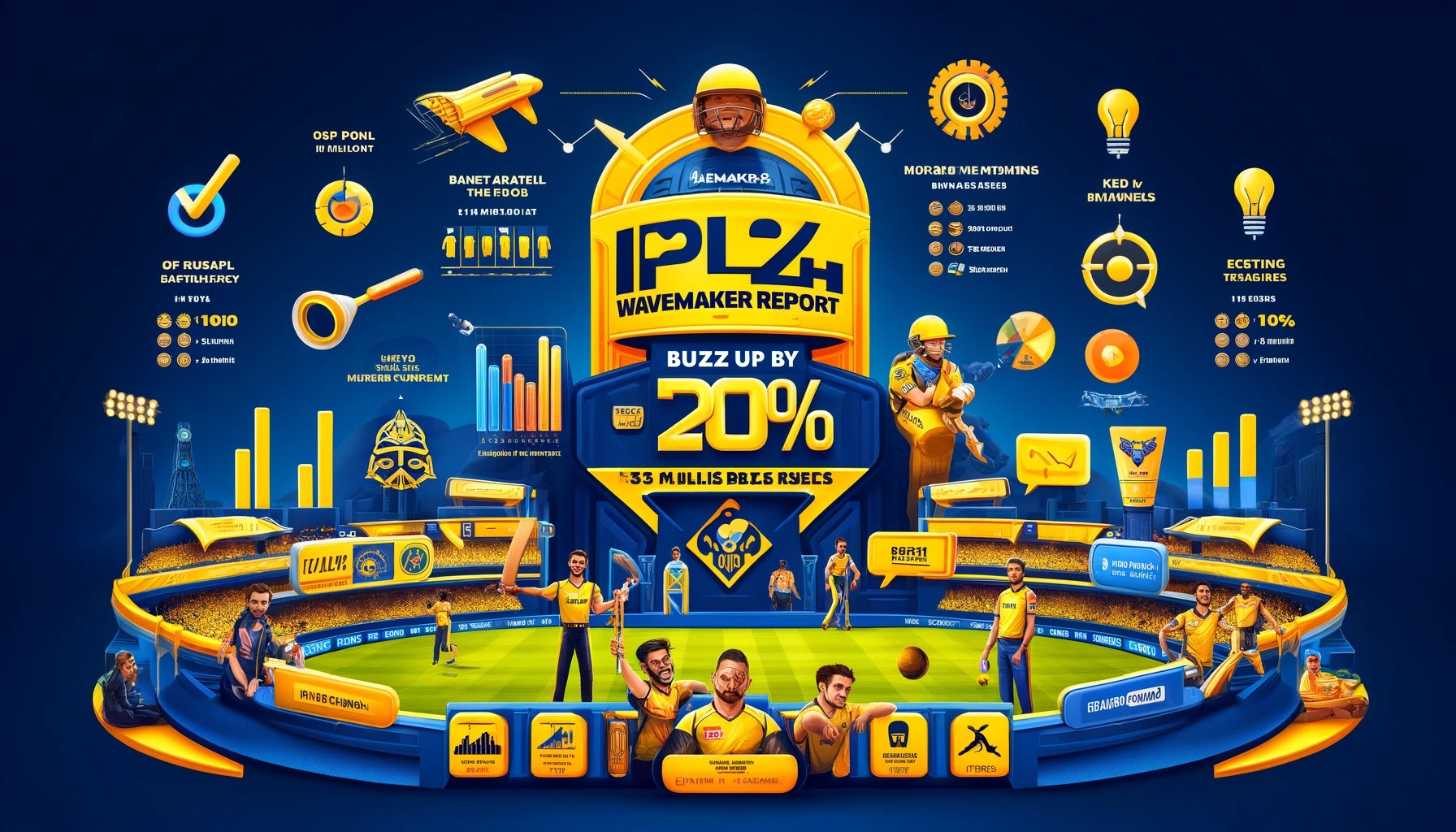 IPL 2024 Buzz Up by 10%: Wavemaker Report