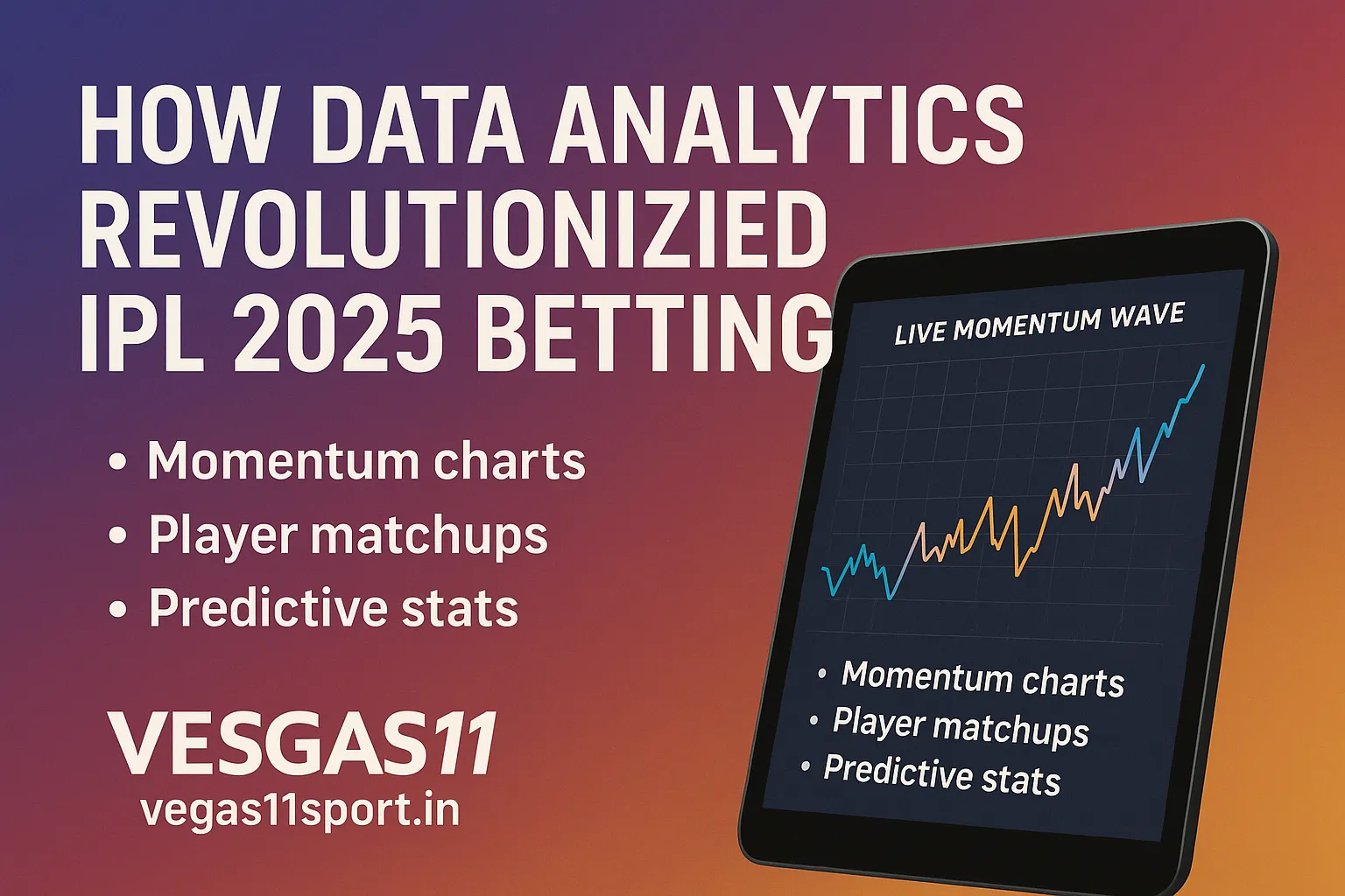 Better IPL Odds Through Vesgas11 Smart Data Tools