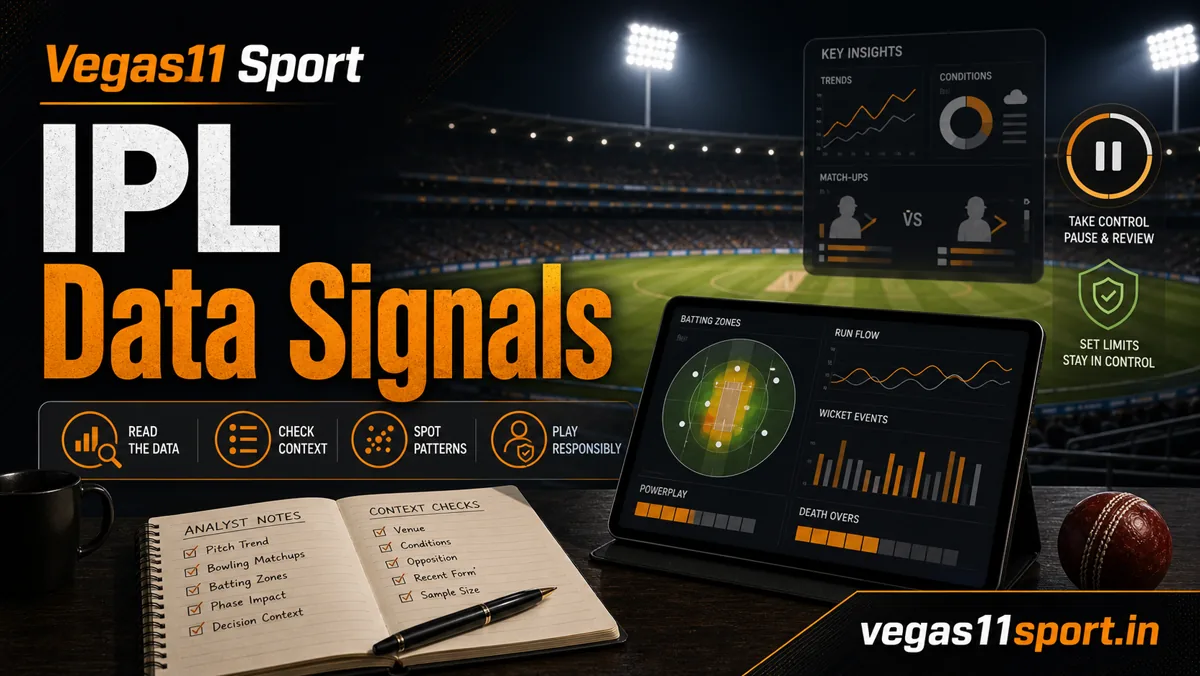 IPL Data Analytics on Vegas11 Sport: Read Signals Without Overconfidence