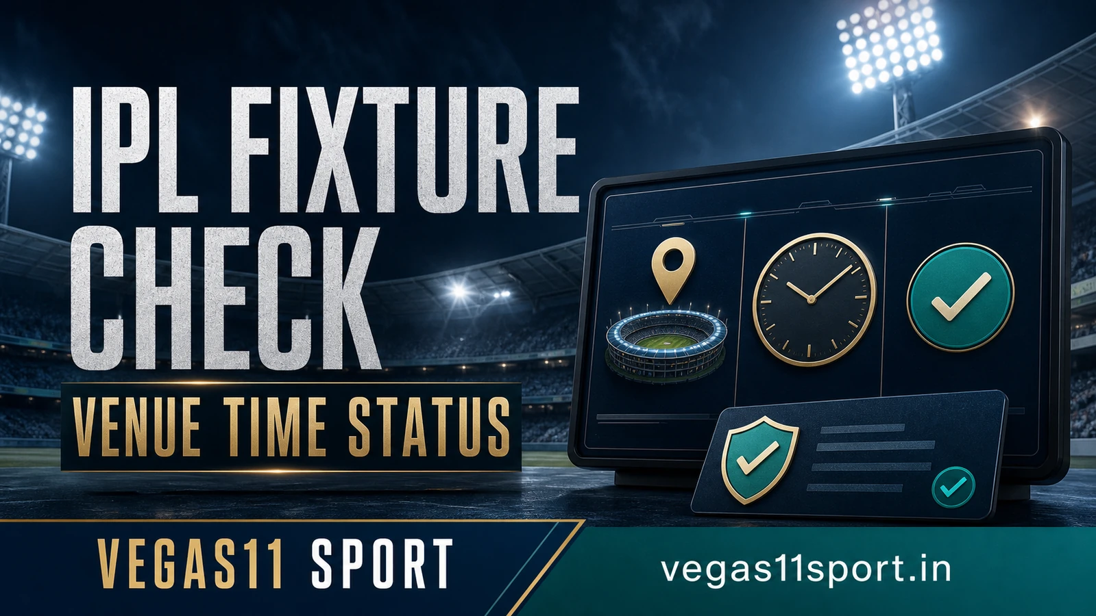 IPL Fixture Change Verification: Check Official Venue, Start Time, and Match Status