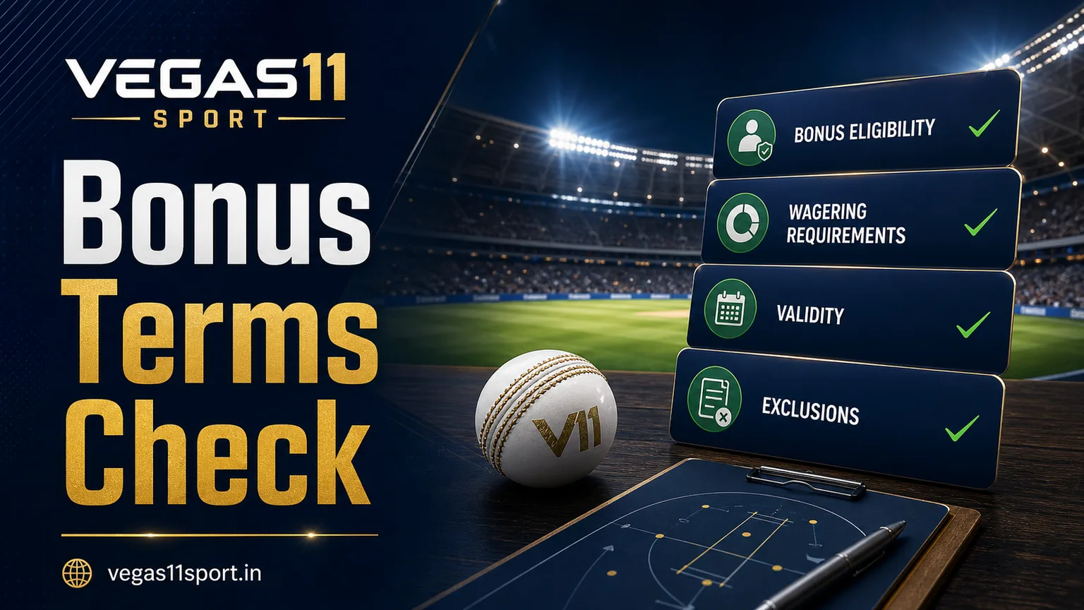 IPL 2025 Bonus Terms on Vegas11 Sport: Check Conditions First