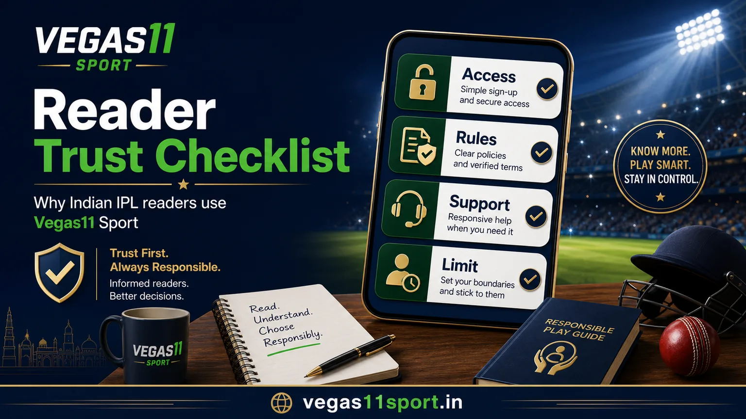 Why IPL Readers Use Vegas11 Sport: A Practical Betting Checklist