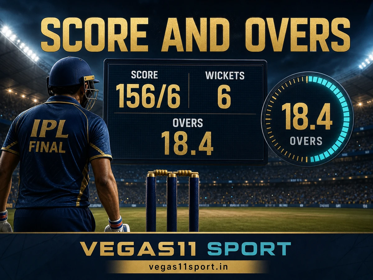 Vegas11 Sport integrated-text illustration for the score check.
