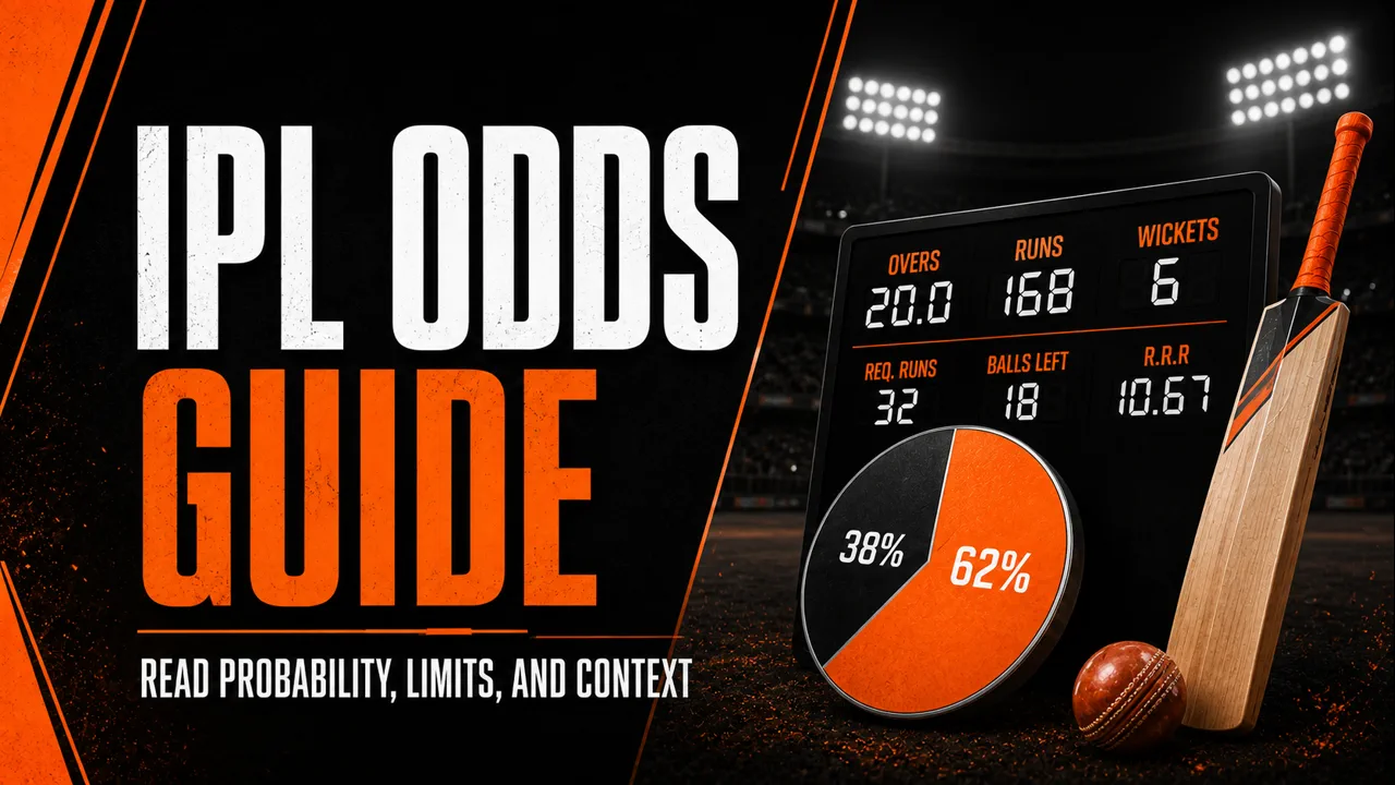 How to Read IPL Odds: Decimal Odds, Implied Probability, and Limits