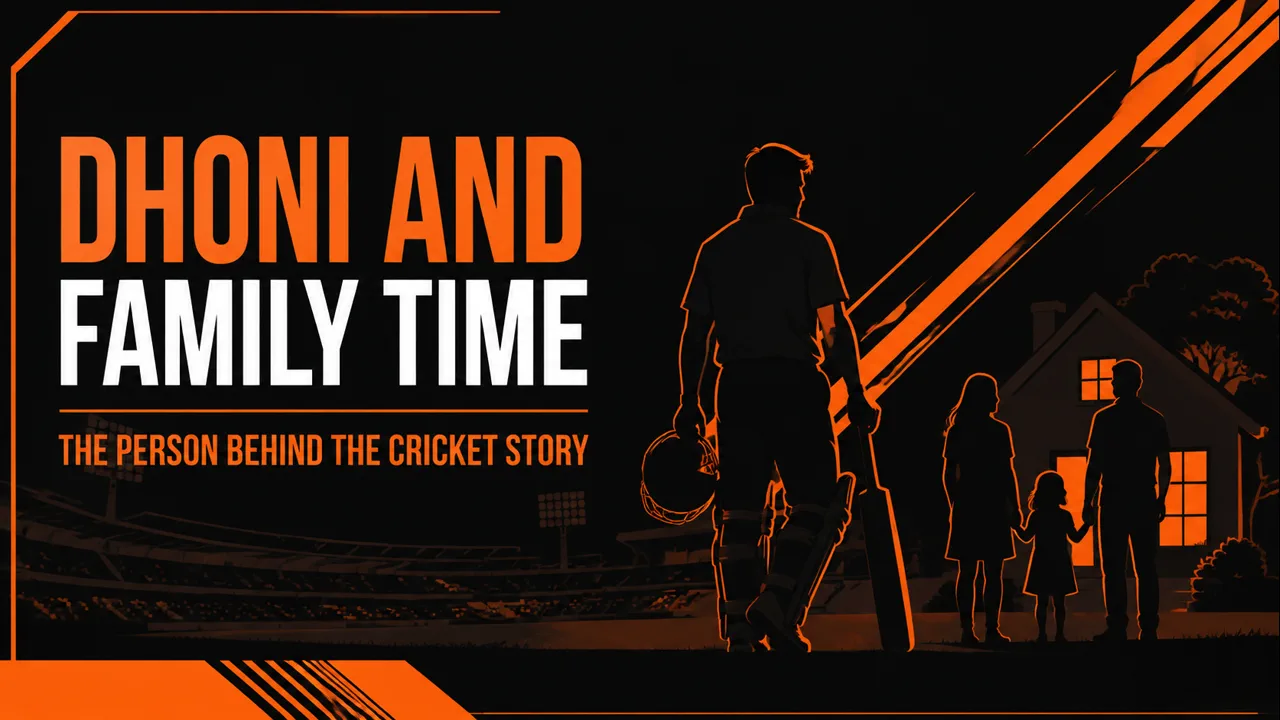 MS Dhoni and Family Time: The Personal Context Behind a Cricket Career Decision