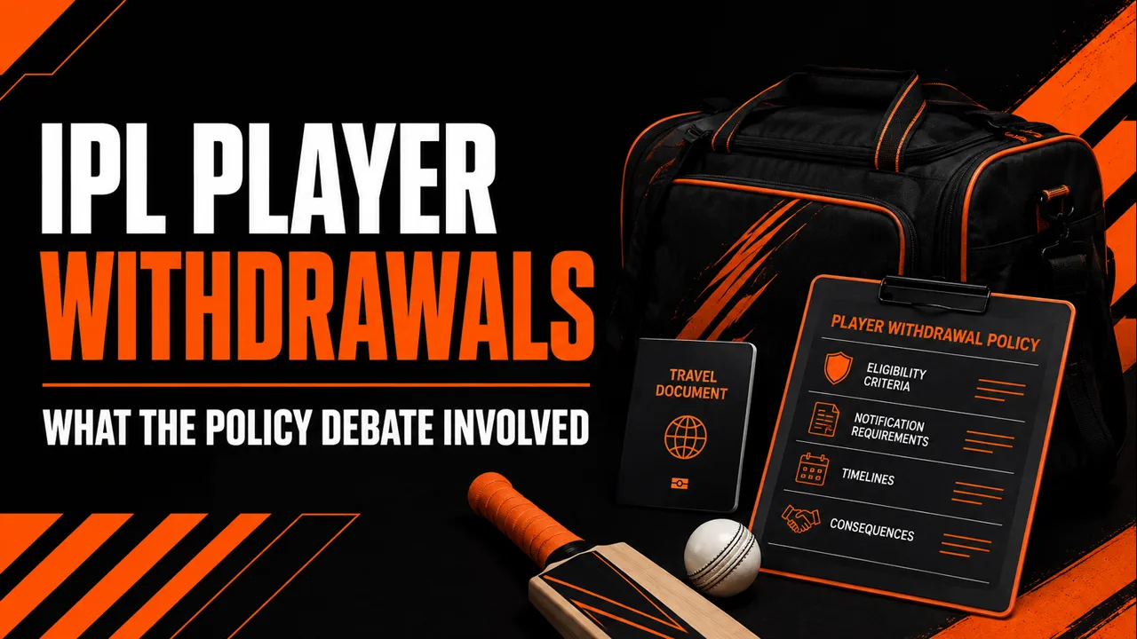 Foreign Player Withdrawals from the IPL: What the BCCI Policy Debate Involved